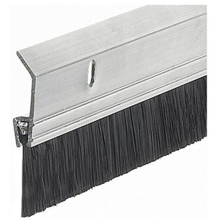 THERMWELL PRODUCTS Thermwell SB36H Heavy Duty Brush Door Sweep; Aluminum - 2 x 36 in. 176741